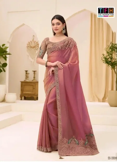 Silver Screen 23 By Tfh 33016 Fancy Saree